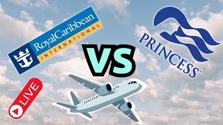 Booking Flights Through the Cruise Line - Princess Cruises EZAir vs Royal Caribbean Air2Sea