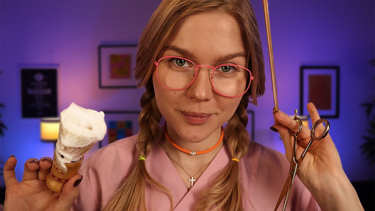 ASMR Scalp Check, Haircut & Shave Combo | Immersive Roleplay for Sleep