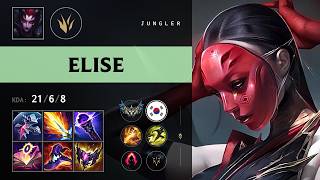 Elise Jungle vs Hecarim - KR Challenger Patch 26.19