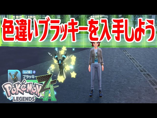 ポケモンZ-A】色違いブラッキーを入手しよう 進化入手【Pokémon