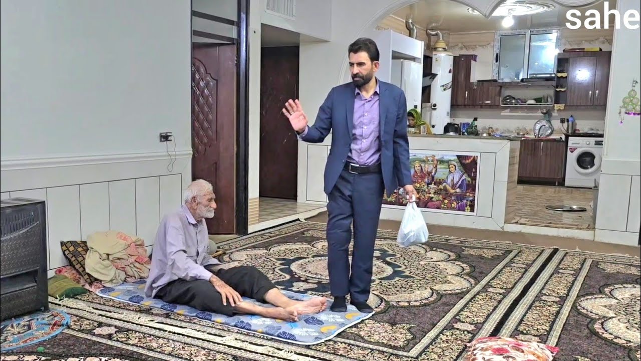 Engineer Babazadeh went to the cave and lived a nomadic life and helped a homeless family