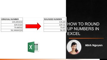How to round up numbers in Excel using the ROUND function #minhacademy