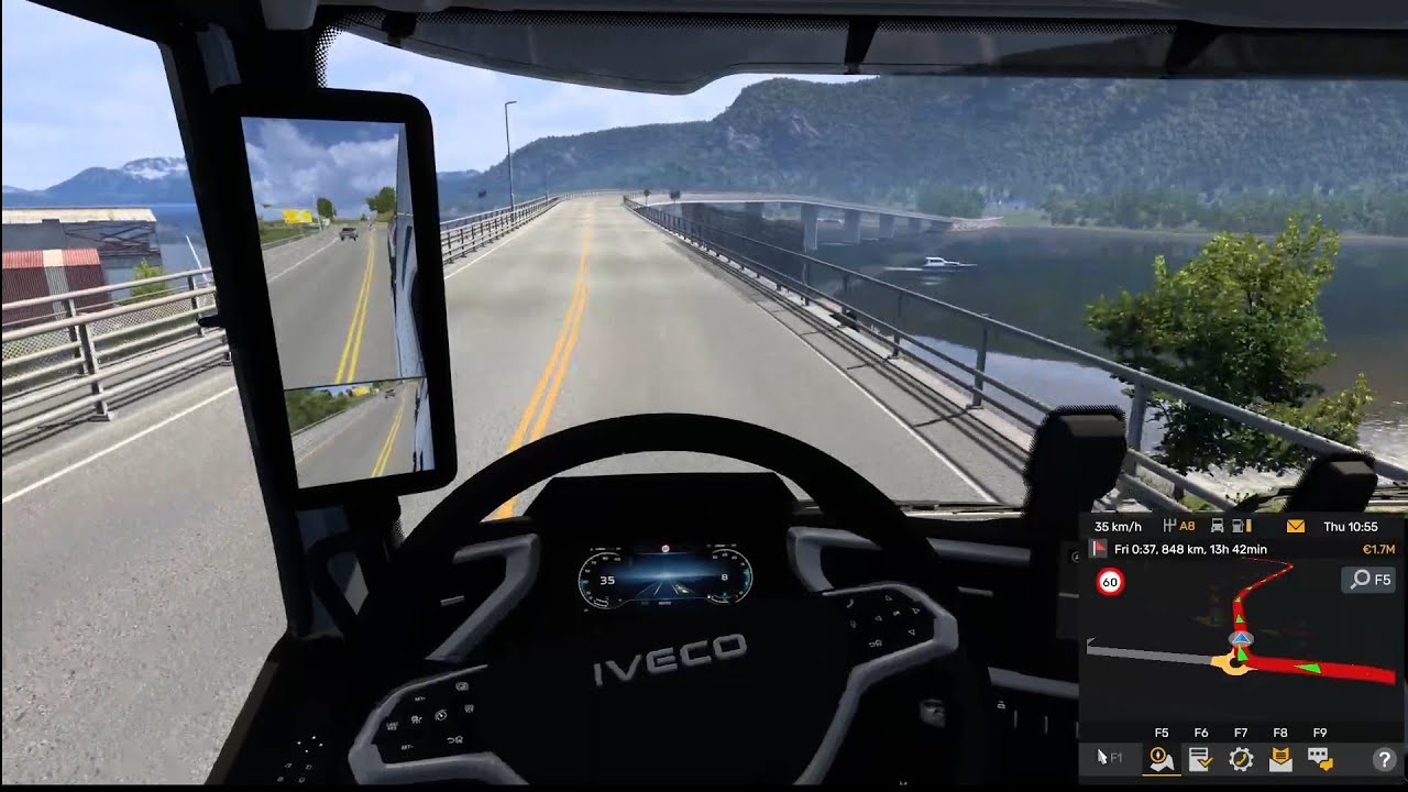 Cozy Night Drive: Ålesund to Stockholm | Euro Truck Simulator 2 | 880km | No Commentary Long Haul