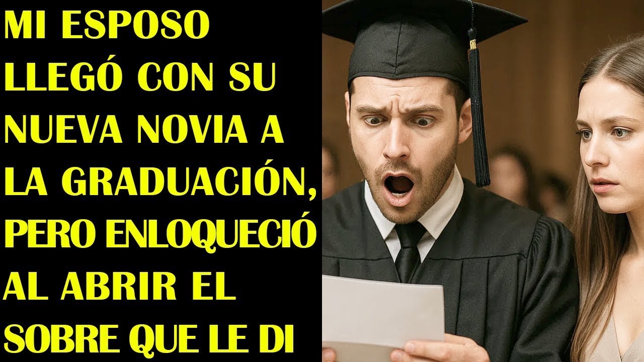 Mi Esposo Llegó con Su Nueva Novia a la Graduación, Pero Enloqueció al Abrir el Sobre que Le Di