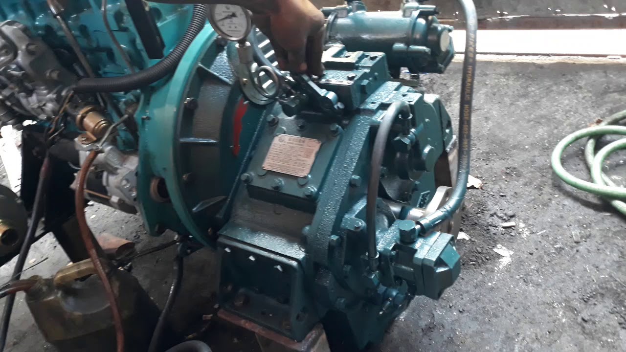 Test Engine ps120/4d34 marine set - YouTube
