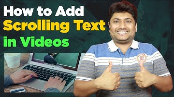 How To Add Scrolling Text in Video | Camtasia studio Tutorial | न्यूज चैनल की तरह अक्षर कैसे चलाएं