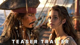 Pirates of the Caribbean 6: Beyond the Horizon - TEASER TRAILER (Concept) Johnny Depp, Jenna Ortega