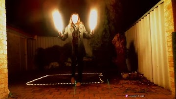 Blinding Lights by The Weeknd Visual Poi act