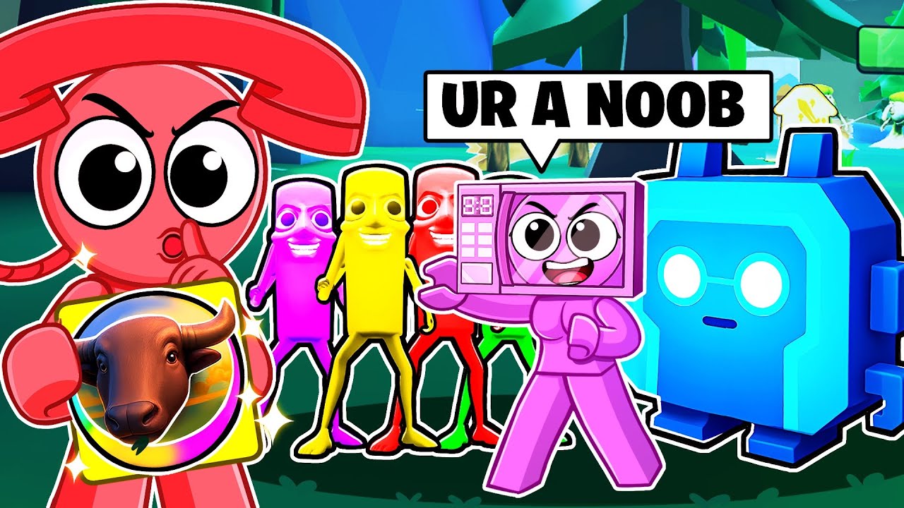 I Pretended To Be A Noob Then Used OP SECRET BISONTE In Brainrot Evolution!