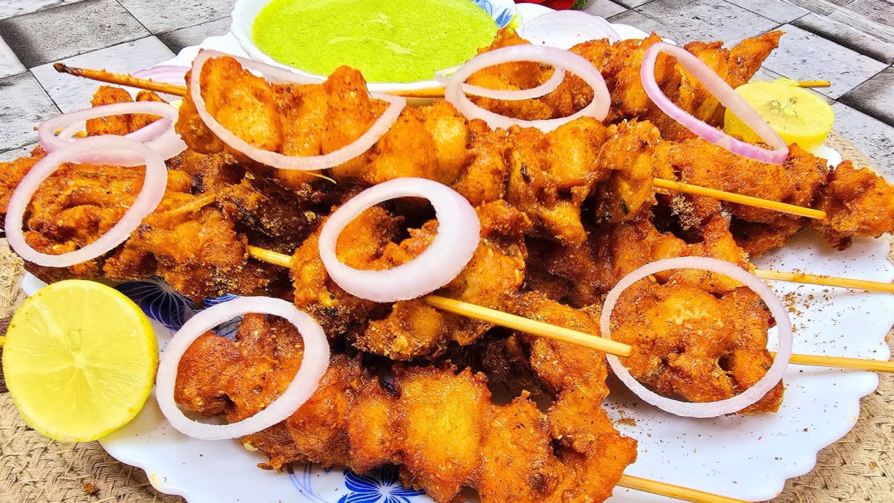 Chicken Stick Kebabs Recipe | Crispy & Juicy Chicken Kebabs | Chicken Sticks Fry Recipe 