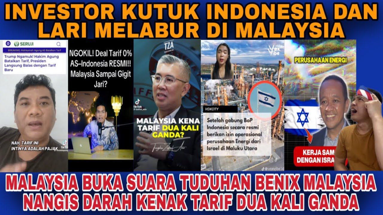 INDONESIA DI KUTUK‼️INVESTOR ASING GEGARA BERGABUNG BOP DAN BERI IZIN BANGUN KILANG MILIK ISRIWIL‼️