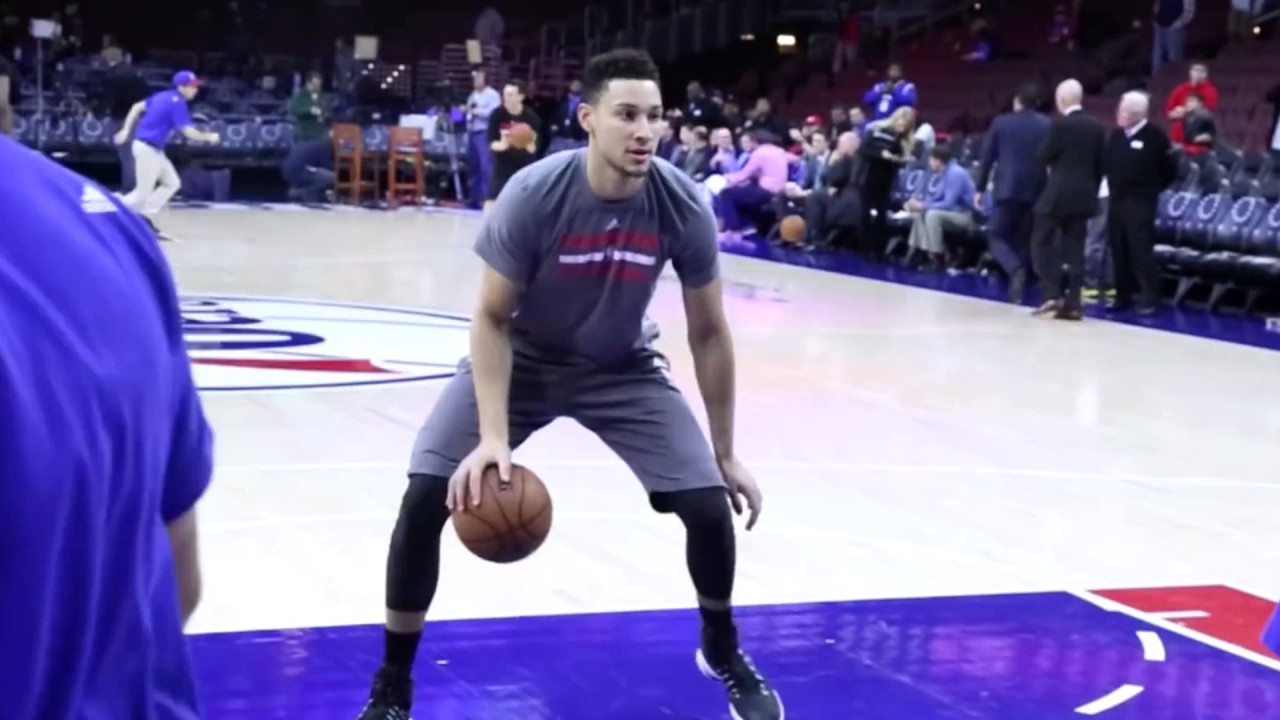 Ben Simmons Warming Up Before A Game YouTube