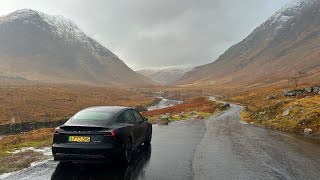 “Highland” to the Highlands  new 2024 Tesla Model 3 v 2021 Long Range road trip.