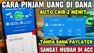 Cara Pinjam Uang Di Dana Langsung Cair - Cara Pinjam Saldo Dana Tanpa Dana Paylater  screenshot 1