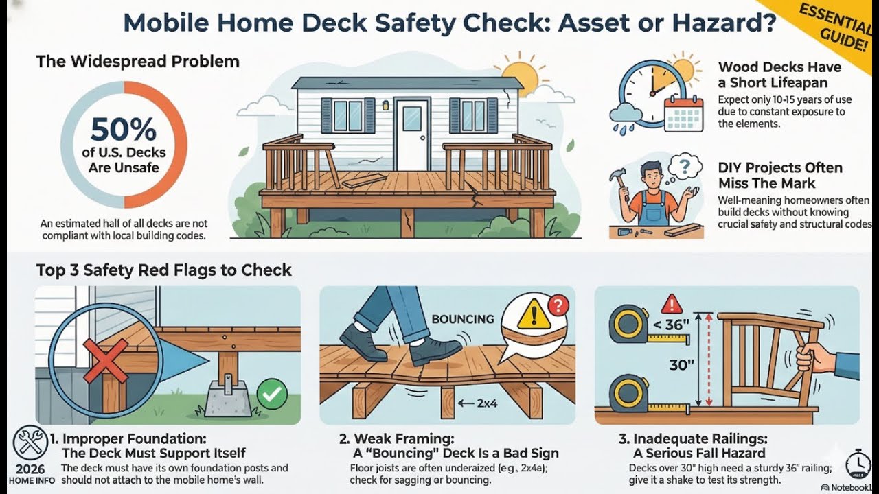 Are Mobile Home Wood Decks Dangerous