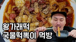 어묵 비엔나 듬뿍집어눈 왕가래떡 국물떡볶이와 왕만두 먹방입니다 #mukbang #asmr #광어형님 #내플렉스 #왕만두 #떡볶이 #어묵
