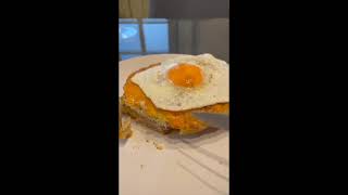 Croque Madam for Bruch | #Shorts | @aran_bakery in Budapest, Hungary