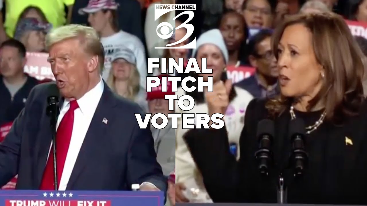 Donald Trump and Kamala Harris make final pitch to voters on the eve of ...