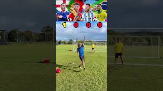 Cole Palmer VS Ronaldo VS Messi VS Neymar Goal Shooting Challenge #ronaldo #messi #challenge