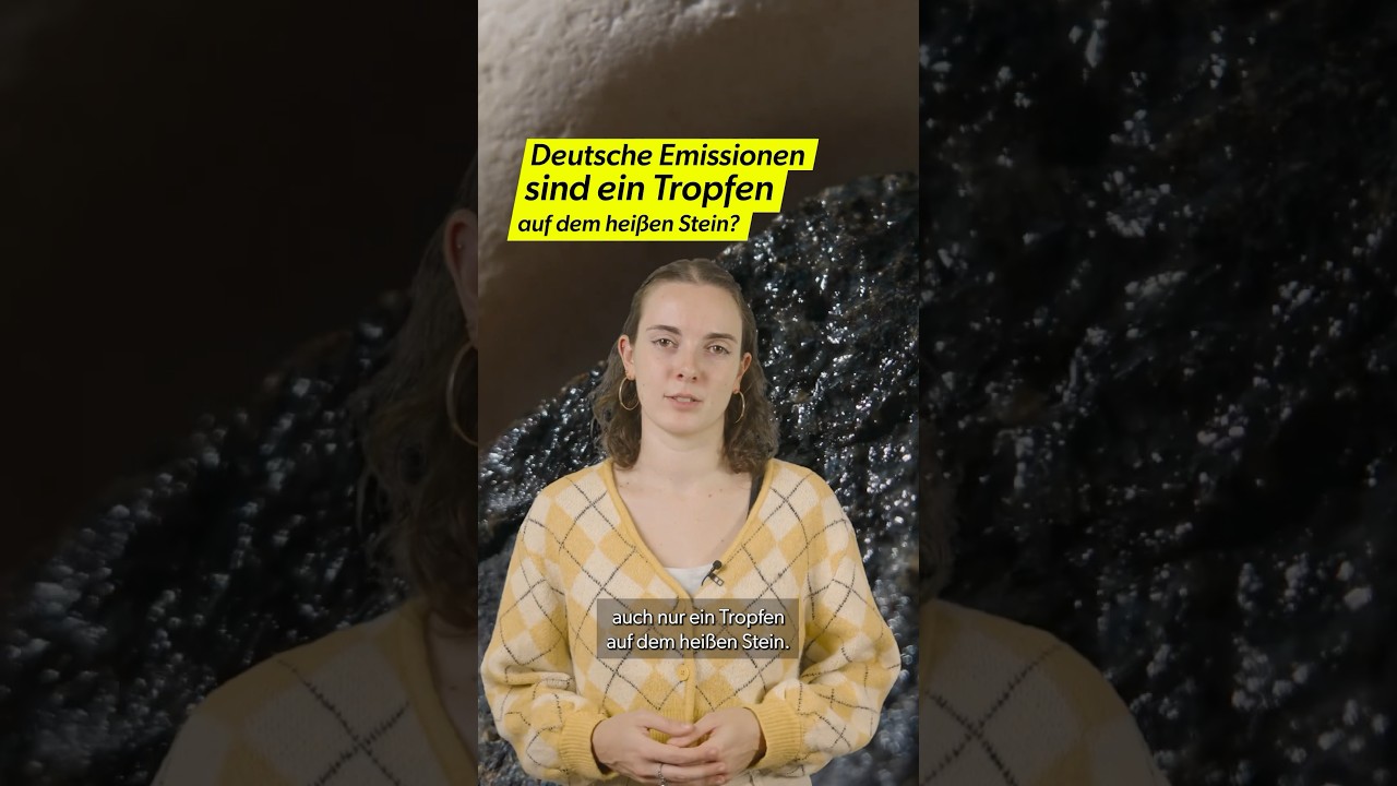 Deutschlands Emissionen machen kaum einen Unterschied - stimmt das?