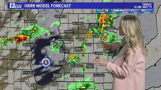 13 On Your Side Forecast: Storms This Evening; Warm, Dry Weekend
