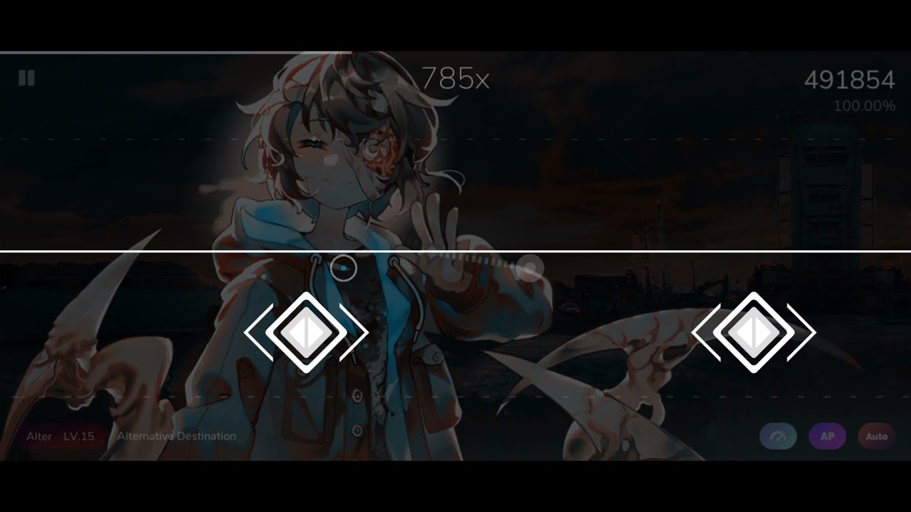 [Cytoid] Event song Alternative Destination AUTO play After Lv.15