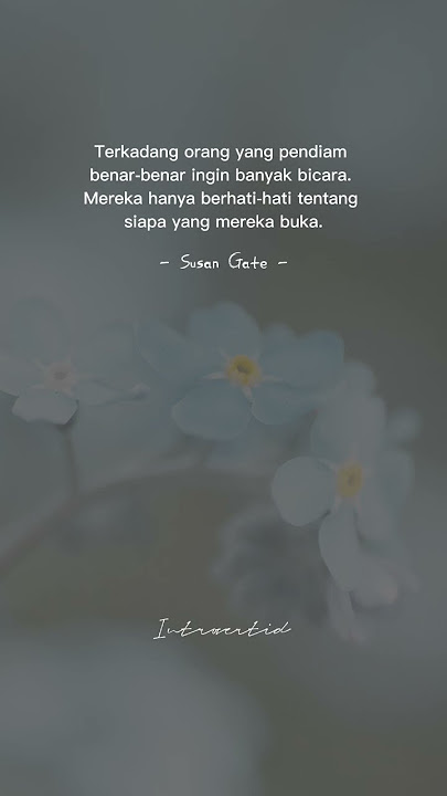 Orang Pendiam Ingin Banyak Bicara, Tapi Memilih Diam Karena Terlalu Banyak Rahasia #short
