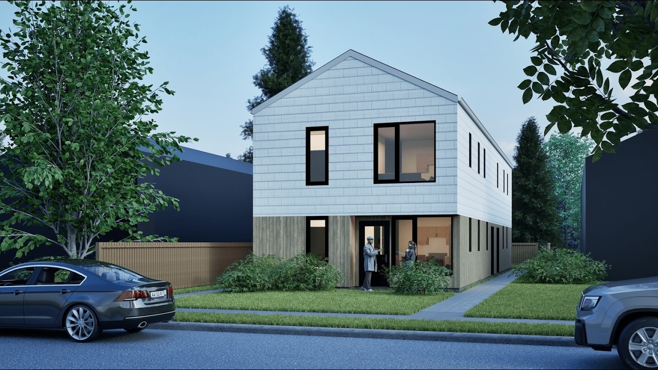 Revit Step By Step for Beginners: Creating fourplex - Part 17.2: Placing Section Views On Sheet