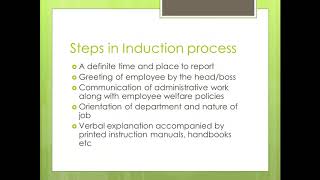 Human Resource Management | Placement and Induction