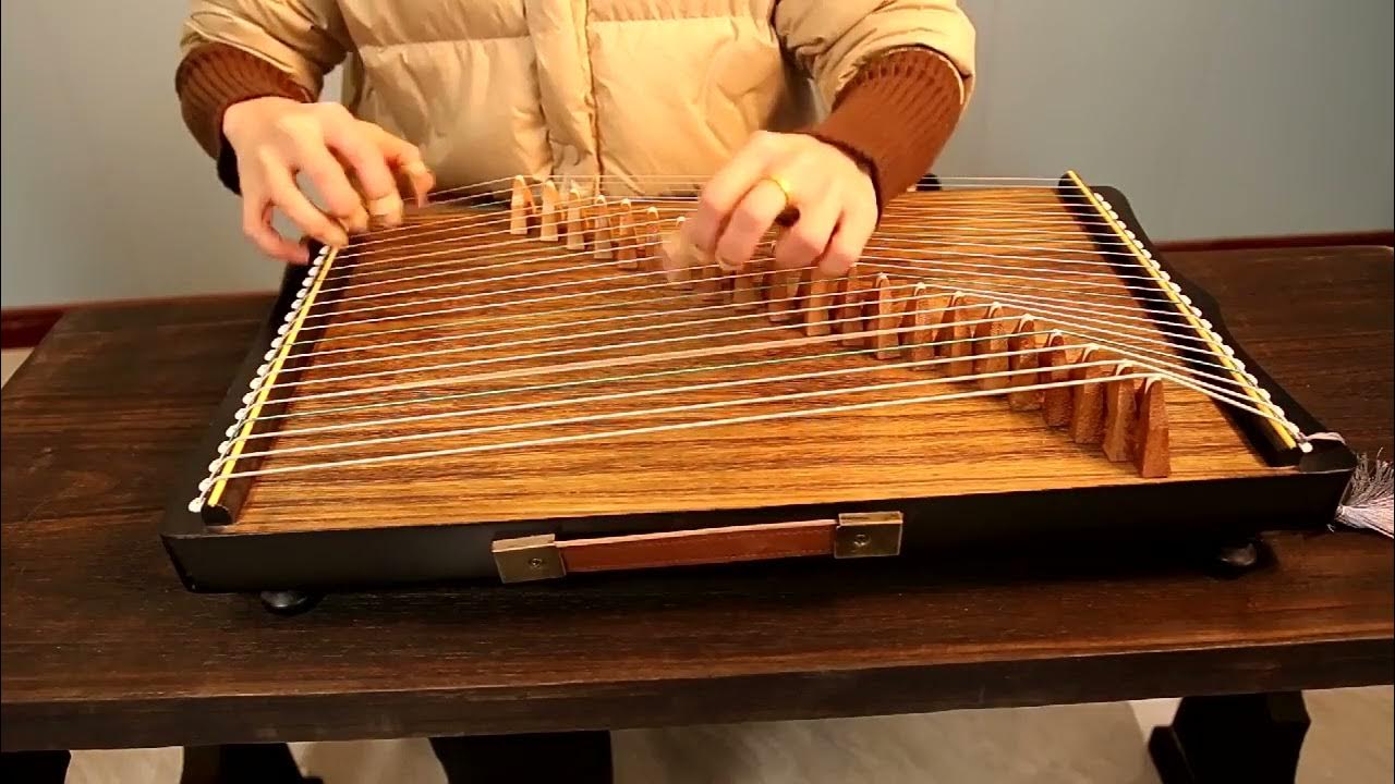 Small guzheng 21 strings Professional guzheng finger training device