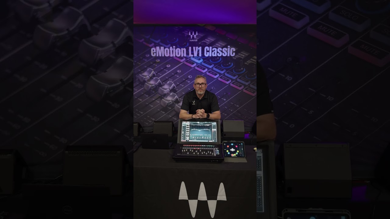 WAVES eMotion LV1 Live Console Demo at SoundPro