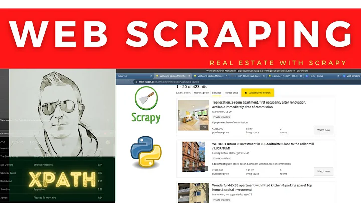 Web Scraping Real Estate : 🏠️ | xpath selectors | scrapy tutorial