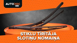 Kā nomainīt Stikla tīrītāja slotiņa - video ceļvedis