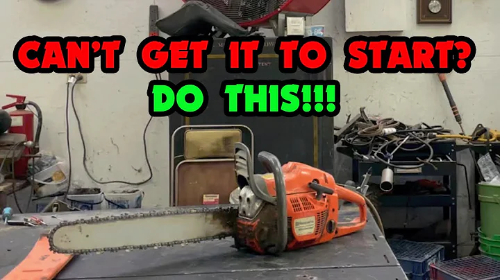 Husqvarna 455 Chainsaw Won't Start
