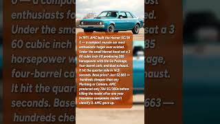 This Was AMC's Boldest Muscle Car Nobody Remembers #shorts  #automobile #cars