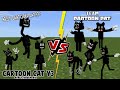 New CARTOON CAT V3 (Bendythedemon18) VS Team Cartoon Cat [New Cartoon Cat KING???) Minecraft PE