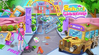 School House Clean up – Baby Girl Cleaning Games by FunPop screenshot 5