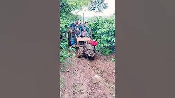 #shorts xe công nông 2 cầu chở củi lên dốc🚜