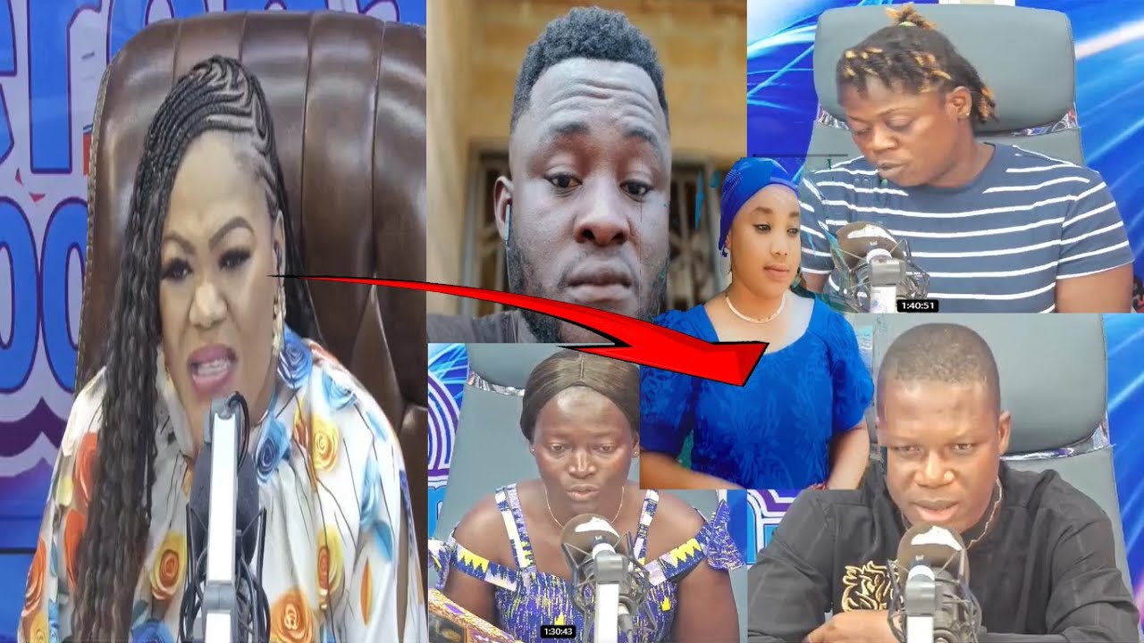 Sunday school teacher impregnate his own bible student and runaway live on Auntie Naa shows.