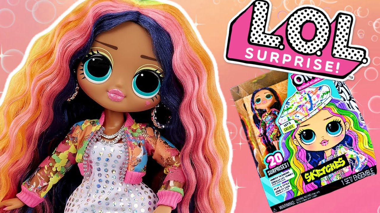 3 Rules of Art! | LOL Surprise OMG Sketches Fashion Doll | Adult ...