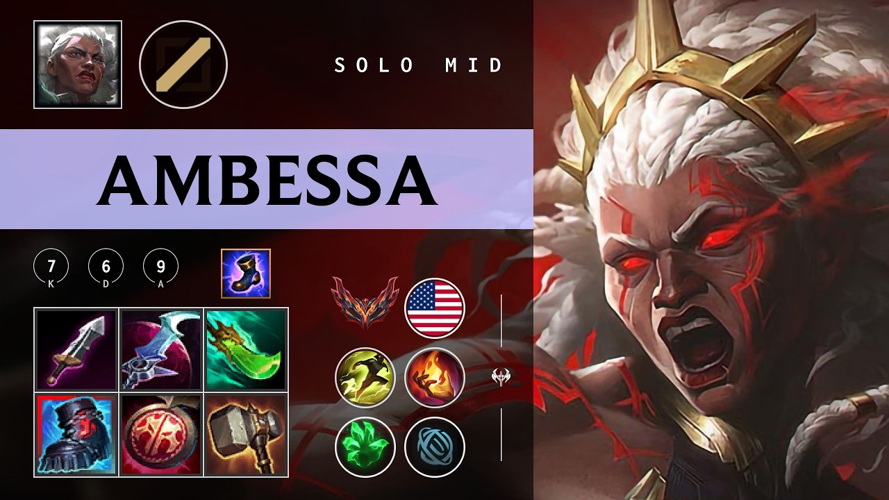 Ambessa Mid vs Ekko - NA Grandmaster Patch 26.03