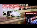 MY WRECK WAS AIRED ON STREET OUTLAW NO PREP KINGS DISCOVERY TV SHOW! ( I GOT KNOCKED OUT INSIDE CAR)