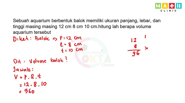 Hitunglah luas jaring jaring balok yang memiliki ukuran panjang 10 cm lebar 6 cm dan tinggi 5 cm