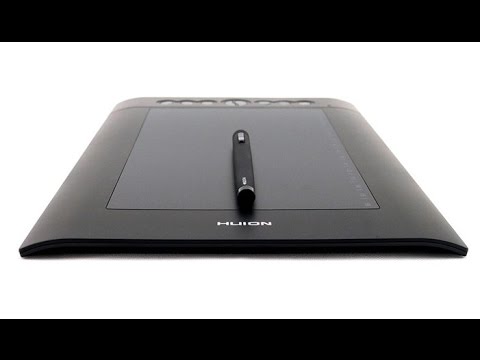 Huion H610pro Graphics Pen Tablet Un Boxing First Use Youtube