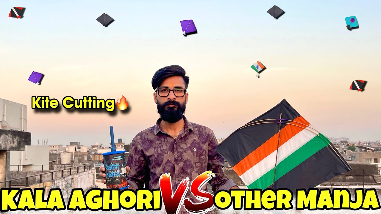 😱Kala Aghori VS Other Manja Fight🔥ये बरेली माँजा इतना खतरनाक ||🪁Kite Fighting #kitefighting #kite 