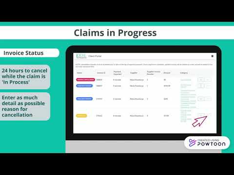 IDEAL Plan Management Client Portal User Guide - Claims in Progress
