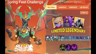 SPRING FEST CHALLENGE SPECIAL EVENT 2024 !!! DEFEATED A BOSS STAGE  - Auto Chess Mobile