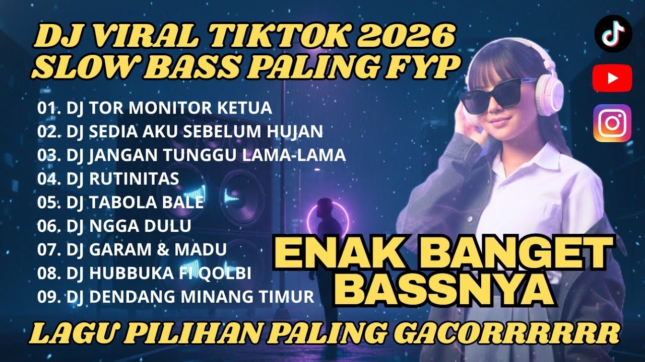 DJ Viral TikTok 2026 Full Bass🔥Tor Monitor Ketua ~ Sedia Aku Sebelum Hujan ~ Jangan Tunggu Lama-lama