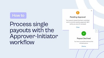 How to setup Approver Initiator for single payouts on Kora