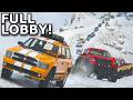 This snow off road meet was crazy  gta online